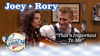 JOEY+RORY tell their love story and sing THAT&#39;S IMPORTANT TO ME!