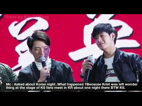 KristSingto 140718: คริสสิงเรื่องเกาหลีคืนนั้น kristsing between us in Korea night