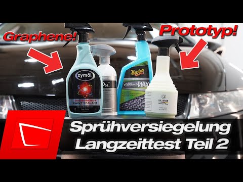 Sprühversiegelungen im Test - Zymöl Graphene Dr.Wack PROTOTYP Meguiar´s HCW KC Spray Sealant Update