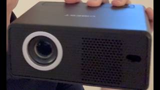Mini Projector with Wifi - Perfect for Work, Home Theater, & More - Unboxing and Demonstration
