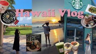 【ハワイVlog】初めてのHawaii🌺4泊6日で定番スポット全部行く旅👼人気レストラン&テイクアウトグルメ両方美味しくて幸せ🧚‍♀️💞ハワイ初心者🔰