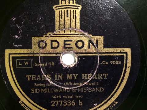 Sid Millward Band, Vocal Trio, Tears in my heart, Swing-Step, London, 1938
