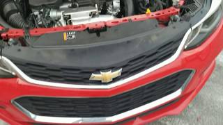 How to open your 2017 Chevy Cruze hood