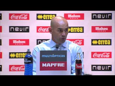 Rueda de Prensa Paco Jémez después del Rayo Vallecano - Real Madrid