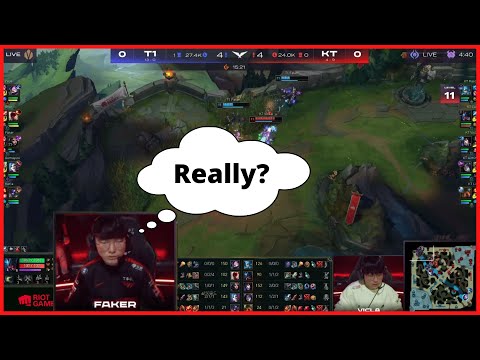 Rek'sai ult follows Faker's distortions and flash