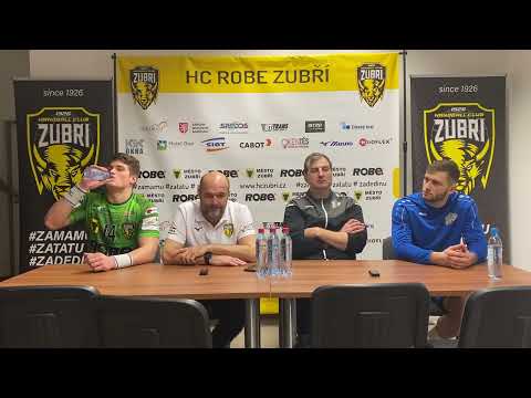 Tisková konference: HC ROBE Zubří - PEPINO SKP Frýdek-Místek (27:23)