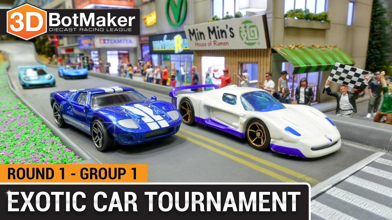 Exotic Car Tournament Begins! (Round 1 Group 1)