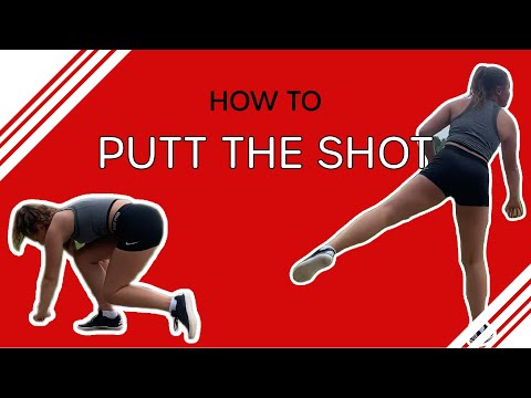 Shot Put for Beginners.  Learn how to Put the Shot.