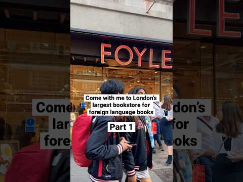 London’s largest bookstore for foreign language books.