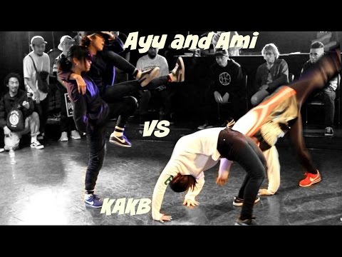 B-girl Final. KAKB (Miju and Yasmin) vs. Ayu and Ami. BOTY Qualifier