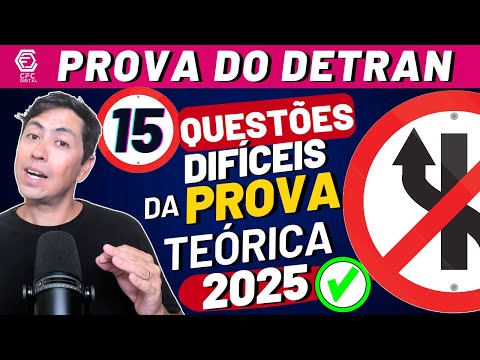 TRAFFIC LEGISLATION - DETRAN 2025 SIMULATION EXAM WITH 15 QUESTIONS - DETRAN 2025 EXAM REVIEW