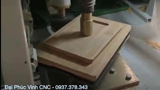 Máy chép hình 2 dao, Nạp phôi tự động WM-400TA, chép hình tròn, thớt gỗ, mặt ghế …