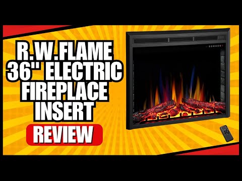 R.W.FLAME 36" Electric Fireplace Insert Review