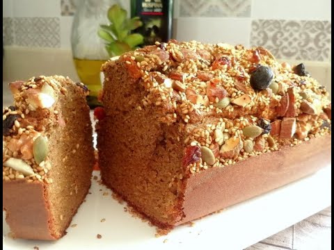 Cake au sorgho sans sucre sans gluten sans beurre - کایک درع صحي بدون سکر