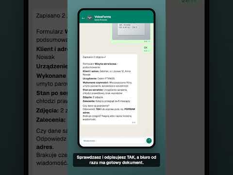Technik nagrywa wizytę