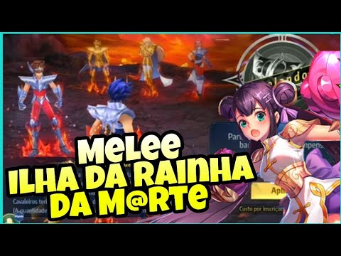 PvP Melee Ilha da Rainha da Morte Gameplay 03 Lutas - Saint Seiya Awakening