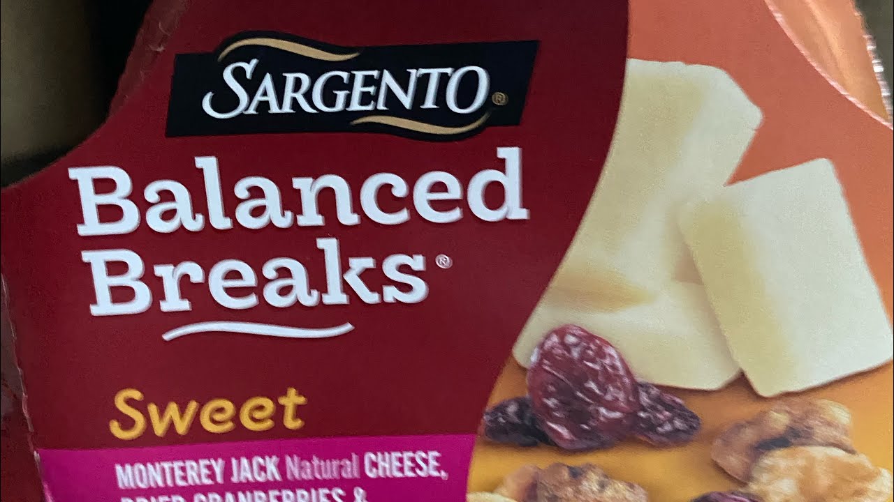 Food review! Reviewing Sargento Balanced Breaks 3 pack snacks.