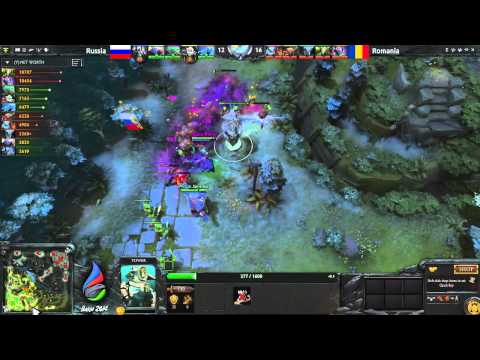 Romania vs Russia Game 1 - IesF Baku 2014 Quarterfinals - @TobiwanDota & @DurkaDota