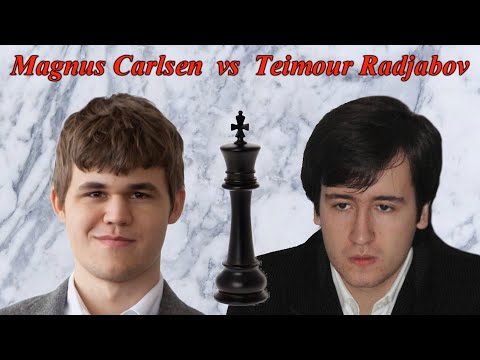 Partite Commentate di Scacchi 407 - Carlsen vs Radjabov - Sfondo io o Sfondi te? - 2008 [B78]
