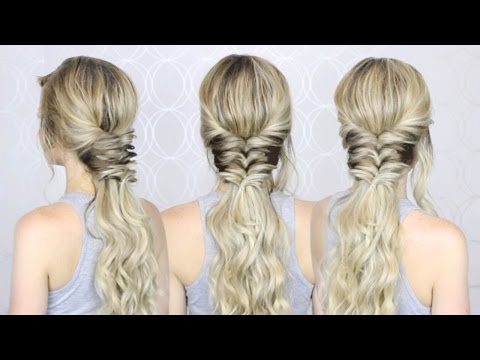 HOW TO: Topsy Tail Ponytail Hairstyle | Prom, Wedding,...