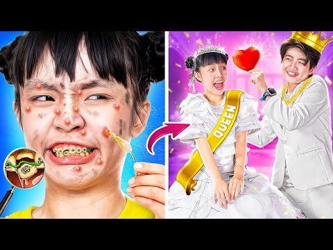 Baby Doll Extreme Makeover From Nerd To School Queen! - Funny Stories About Baby Doll Family