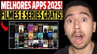 MELHORES APLICATIVOS DE TV GRÁTIS DE 2025 SEM TRAVAMENTOS! Apps de Filmes e Séries Gratuitos de 2025