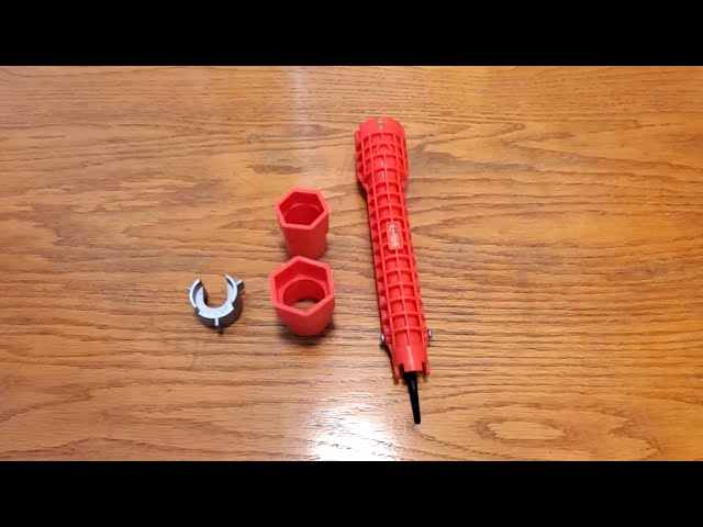 Vídeo relacionado con Amazon Basics Llave de boca ancha ajustable para fontanería con agarre suave, 16.1 x 7.2 x 1.5 cm
