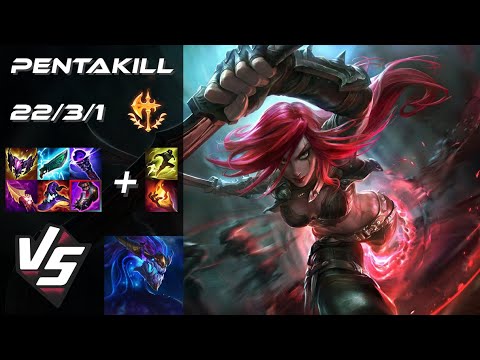 MID Katarina vs Aurelion Sol [PENTAKILL] - EU Master Patch 26.1