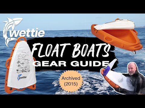 UNSINKABLE Large Spearfishing Float Boat - WettieTV - 'GEAR GUIDE'
