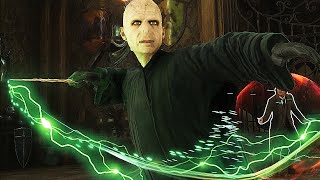 Voldemort uses Avada Kedavra on Students