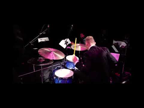 Michał Dziewiński - Big Band Śląski - Drums solo on "Diddle Attle" by Tim Walters