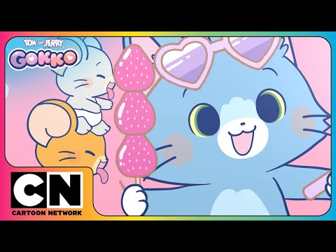 ⭐️ NEW ⭐️ Tom and Jerry Gokko: 🍭 RAINBOW CANDY SHOP 🍭 | Episode 2 | Cartoon Network Asia