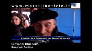 preview picture of video 'Paola – La festa per i 100 anni di Giovanni Chianello'