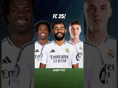What will the Real Madrid team look like in 10 years according to FC 25?