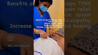 TENS for lower back pain| #viralvideo #viral #youtubeshorts #physiotherapy #electrotherapy