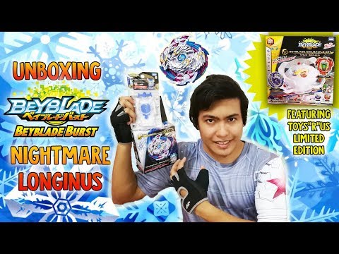 Nightmare Longinus .Ds Starter (B-97) & LIMITED EDITION Beyblade God Battle Set Unboxing & Review