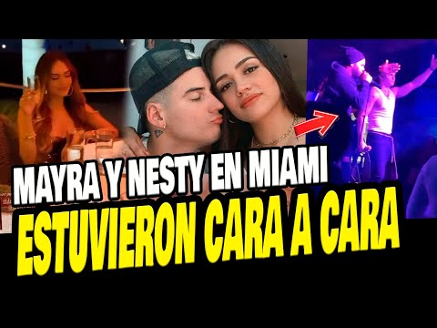 MAYRA GOÑI Y NESTY SE REENCONTRARON EN MIAMI TRAS TERMINAR SU RELACIÓN