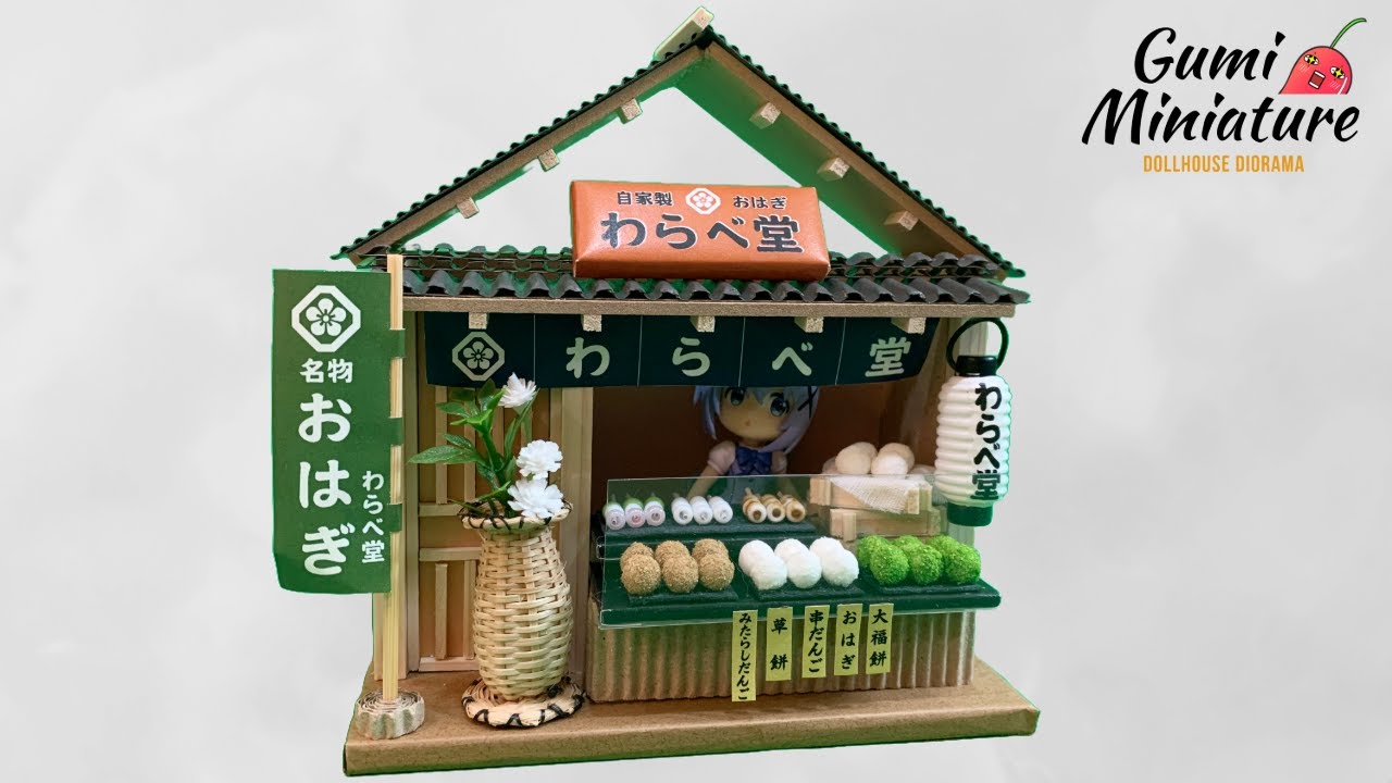 【Miniature Dollhouse Kit】Japanese Sweet Shop