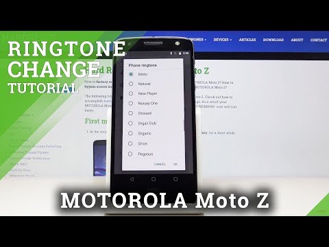 How to Change Ringtone on MOTOROLA Moto Z Play – List off all Ringtones