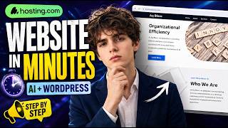 🔥 I Built a Website With AI in Minutes! | Hosting.com Review 2026
