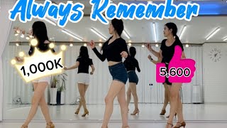 Download lagu [초급] Always Remember linedance l Beginner l 올웨이스 리멤버 ㅣ송도라인댄스 ㅣ 인천라인댄스 ㅣ 초아라인댄스 mp3