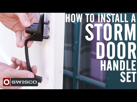 How to Install a Storm Door Handle Set [1080p]