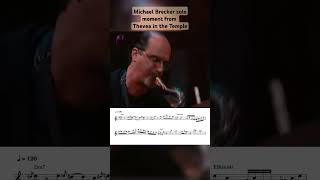 Michael Brecker idea transcription Thevea in the Temple by Herbie Hancock@herbiehancock#jazz #solo