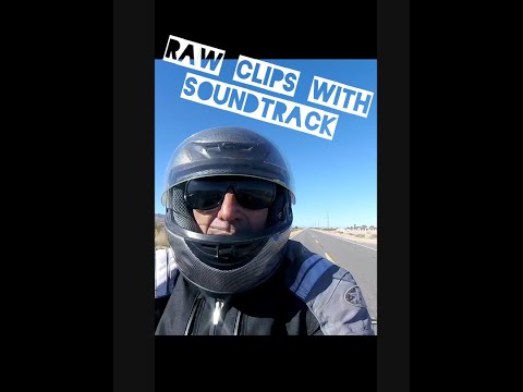 Thumbnail for raw clips mountains and desert ride with soundtrack only. onboard cam handheld on a 1994 bmw k75 by BMW K75