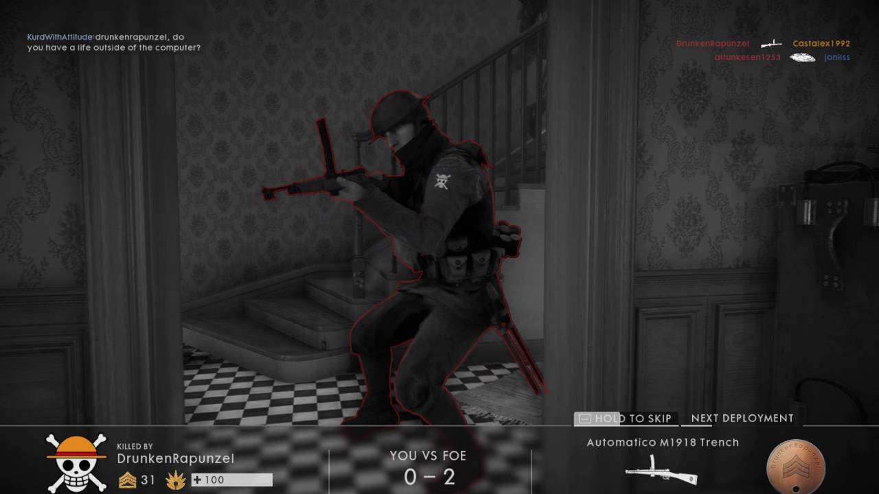 Battlefield 1 - First Teamkill- Highlight