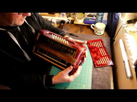 Accordion Restoration-Weltmeister 40 bass part 1 assess and major issues sorted
