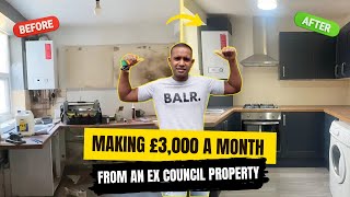 MAKING £3,000 A MONTH FROM AN EX COUNCIL PROPERTY