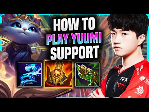LEARN HOW TO PLAY YUUMI SUPPORT LIKE A PRO! - T1 Keria Plays Yuumi Support vs Senna! | Season 2022