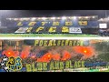 FC Saarbrücken-Ultras choreo & Pyro vs gladbach | Saarbrücken - Mönchengladbach 2:1 DFB-Pokal 23/24