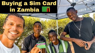 Buying a Sim Card in Zambia